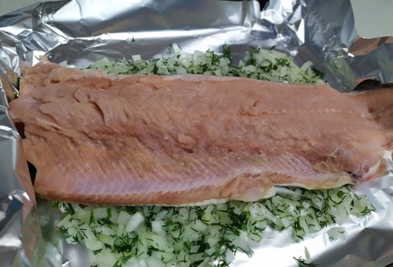 Фото шага рецепта Горбуша в фольге 190911 шаг 6  