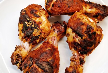 Фото шага рецепта Горчичные куриные ножки запеченные на соли 152572 шаг 10  