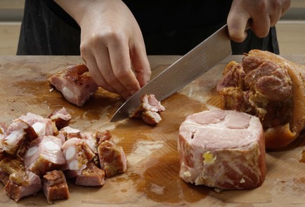 Фото шага рецепта Гороховый суп с копченостями 153129 шаг 9  