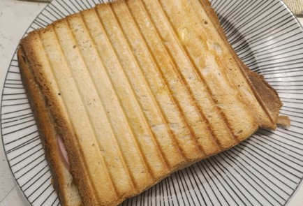 Фото шага рецепта Горячий бутерброд 190929 шаг 8