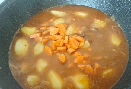 Фото шага рецепта Говядина в казане с овощами 190488 шаг 16  