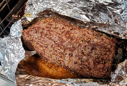 Фото шага рецепта Говяжий антрекот запеченный в духовке 152936 шаг 10  