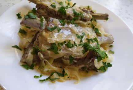 Фото шага рецепта Говяжьи ребра в сметане 190116 шаг 9  