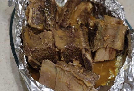 Фото шага рецепта Говяжьи ребра в вине 174849 шаг 9