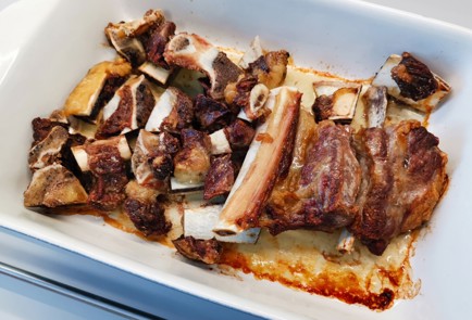 Фото шага рецепта Говяжий бульон с беконом 175620 шаг 7