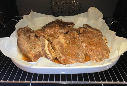 Фото шага рецепта Говяжий край с базиликом и розмарином 186465 шаг 9