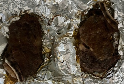 Фото шага рецепта Говяжий край с соусом песто 186468 шаг 9  