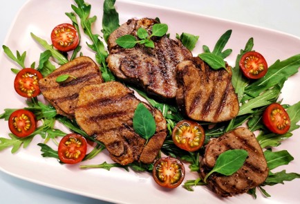 Фото шага рецепта Говяжий язык обжаренный на сковороде гриль 176013 шаг 14