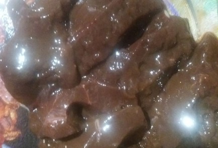 Фото шага рецепта Говяжья печень с яблоками и тыквой 140141 шаг 1  