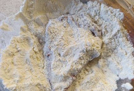 Фото шага рецепта Говяжья печень тушеная с айвой 190837 шаг 6  