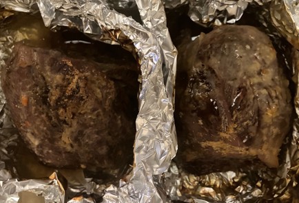 Фото шага рецепта Говяжья рулька с цедрой апельсина 189242 шаг 10  