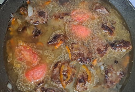 Фото шага рецепта Говяжья вырезка на сковороде 190041 шаг 13  