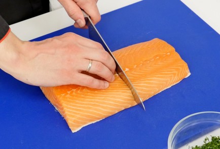 Фото шага рецепта Слабосоленый лосось гравлакс 91896 шаг 1  