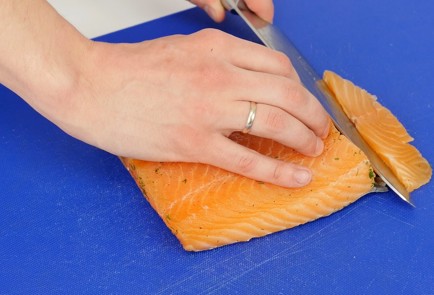 Фото шага рецепта Слабосоленый лосось гравлакс 91896 шаг 5  