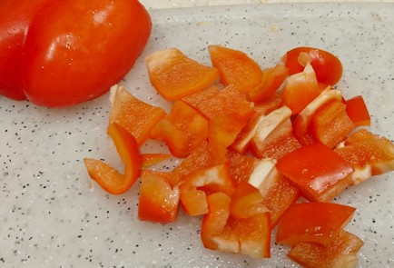 Фото шага рецепта Греческий салат с оливкой и сыром фета 190917 шаг 4  