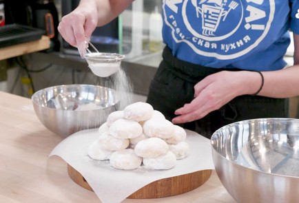 Фото шага рецепта Греческое курабье с миндалем 151904 шаг 7  