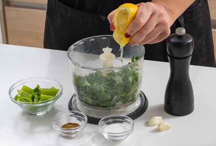 Фото шага рецепта Гречка с ближневосточным соусом схуг 174645 шаг 4  