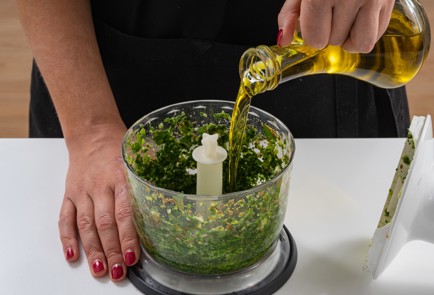 Фото шага рецепта Гречка с ближневосточным соусом схуг 174645 шаг 5  