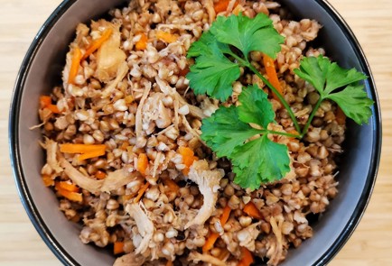 Фото шага рецепта Гречка с тушенкой 174119 шаг 11  