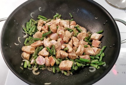 Фото шага рецепта Гречневая лапша с индейкой и овощами в соусе терияки 151108 шаг 11  