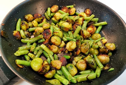 Фото шага рецепта Гречневая лапша с овощами и адыгейским сыром 140513 шаг 12  