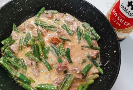 Фото шага рецепта Гречневая лапша со стручковой фасолью и свининой 175647 шаг 9  