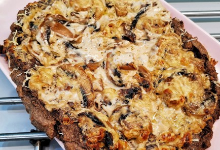 Фото шага рецепта Грибная кетопиццетта 152772 шаг 11  