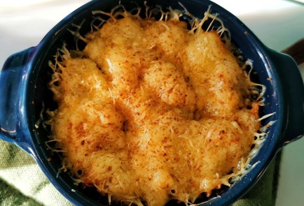 Фото шага рецепта Грибной жюльен с творожным сыром и пармезаном 152504 шаг 13  