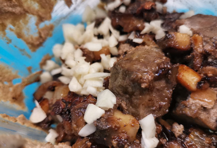 Фото шага рецепта Грибной паштет из говяжьей печени 151947 шаг 8  