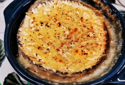 Фото шага рецепта Грибной жюльен с камамбером 173335 шаг 12  