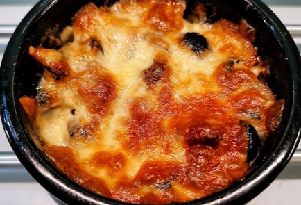 Фото шага рецепта Грибной жюльен с маслинами 173407 шаг 11  