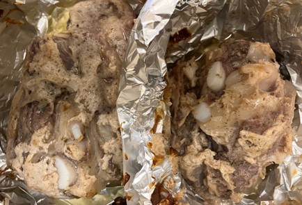 Фото шага рецепта Грудинка с греческим йогуртом и имбирем и корицей 189196 шаг 10  