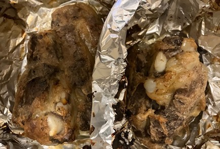 Фото шага рецепта Грудинка с греческим йогуртом и имбирем и корицей 189196 шаг 11  