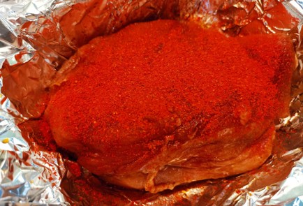 Фото шага рецепта Грудка индейки в фольге 191235 шаг 5  