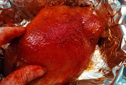 Фото шага рецепта Грудка индейки в фольге 191235 шаг 6  