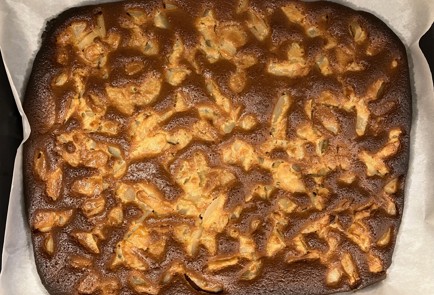 Фото шага рецепта Грушевый пирог из молочного бисквита 175477 шаг 10  