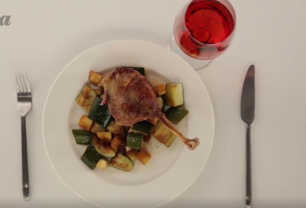 Фото шага рецепта Гусь с яблочным чатни с печеными овощами 18576 шаг 6  