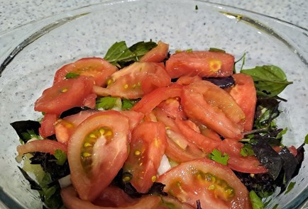 Фото шага рецепта Хек с овощами и зеленью в духовке 189928 шаг 10  