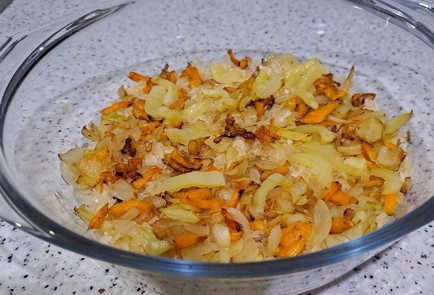 Фото шага рецепта Хек с рисом в духовке 189926 шаг 9  