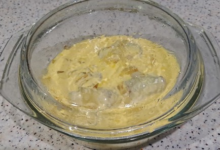 Фото шага рецепта Хек со сметаной и сыром в духовке 189927 шаг 9  