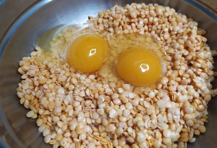 Фото шага рецепта Хлеб из чечевицы 190913 шаг 3  