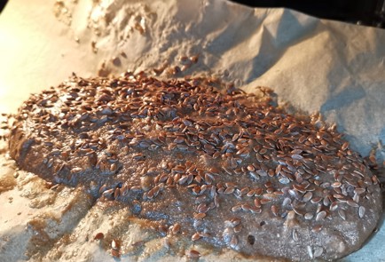 Фото шага рецепта Хлеб из льняной муки 174739 шаг 9  