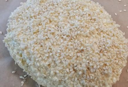 Фото шага рецепта Хлеб из миндальной муки и творога 174156 шаг 9