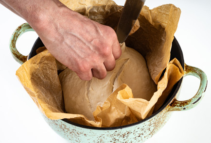 Фото шага рецепта Хлеб в кастрюле 191655 шаг 9