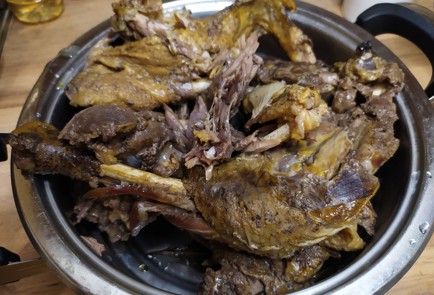 Фото шага рецепта Холодец из домашней птицы 189074 шаг 5  