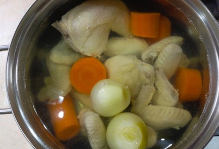 Фото шага рецепта Холодец из курицы 188082 шаг 7  