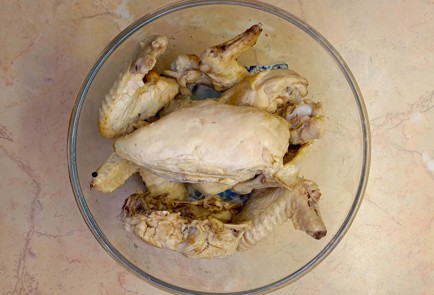 Фото шага рецепта Холодец из курицы 188082 шаг 8  