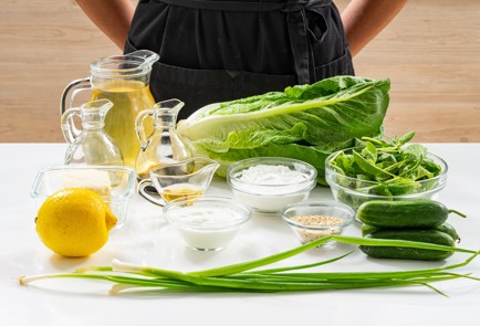 Фото шага рецепта Холодный огуречный суп с хрустящим тофу 186657 шаг 1  