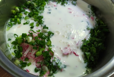 Фото шага рецепта Холодный свекольный суп 189495 шаг 6  