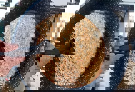 Фото шага рецепта Хрустящие чебуреки на сковороде 190867 шаг 8  